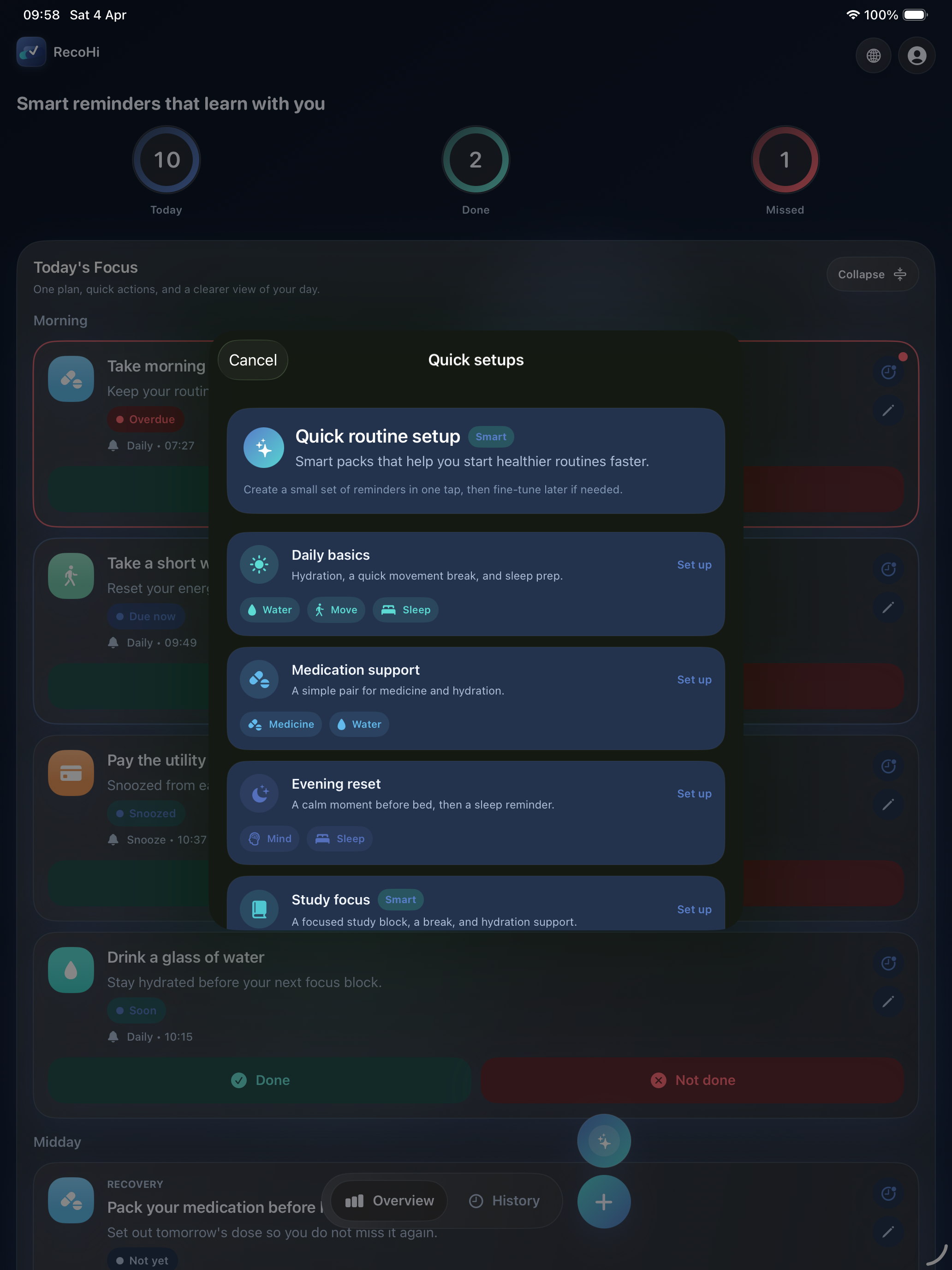 RecoHi iPad screenshot 3